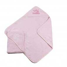 HT13-P: Pink Hooded Robe w/Emb